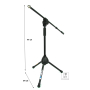 Stojan na mikrofon QUIK LOK A305 BK EU
