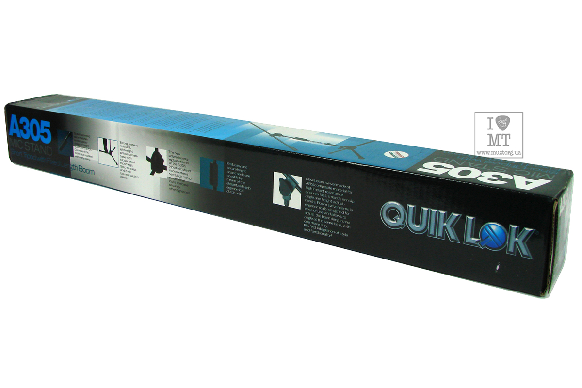 Stojan na mikrofon QUIK LOK A305 BK EU