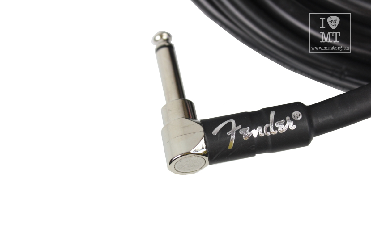 Kabel nástrojový FENDER CABLE PROFESSIONAL SERIES 18.6' ANGLED BLACK