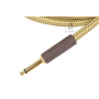 Nástrojový kabel FENDER CABLE DELUXE SERIES 18.6' ANGLED TWEED