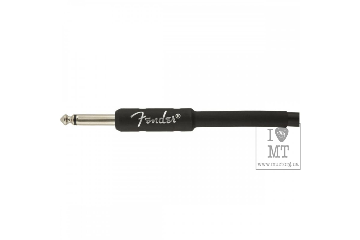 Kabel nástrojový FENDER CABLE PROFESSIONAL SERIES ANGLED 15' BLACK