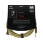 Kabel nástrojový FENDER CABLE DELUXE SERIES 15' ANGLED TWEED
