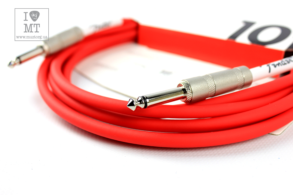 Kabel nástrojový FENDER CABLE ORIGINAL SERIES 10' FIESTA RED