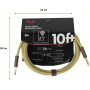 Nástrojový kabel FENDER CABLE DELUXE SERIES 10' TWEED