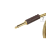 Nástrojový kabel FENDER CABLE DELUXE SERIES 10' ANGLED TWEED