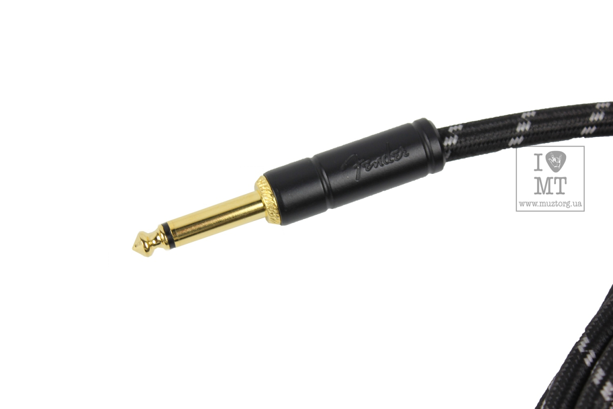 Nástrojový kabel FENDER CABLE DELUXE SERIES 10' BLACK TWEED