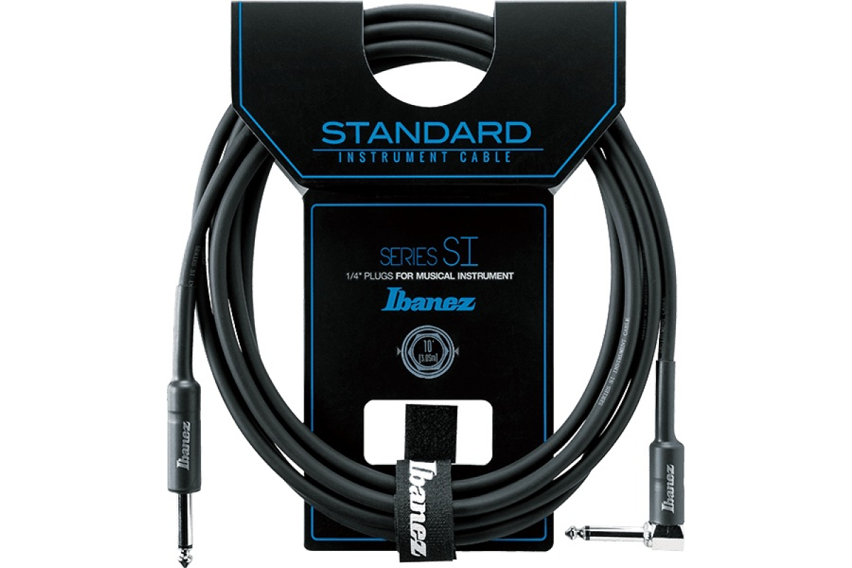 Kabel nástrojový IBANEZ SI10L INSTRUMENT CABLE 3M ANGLED