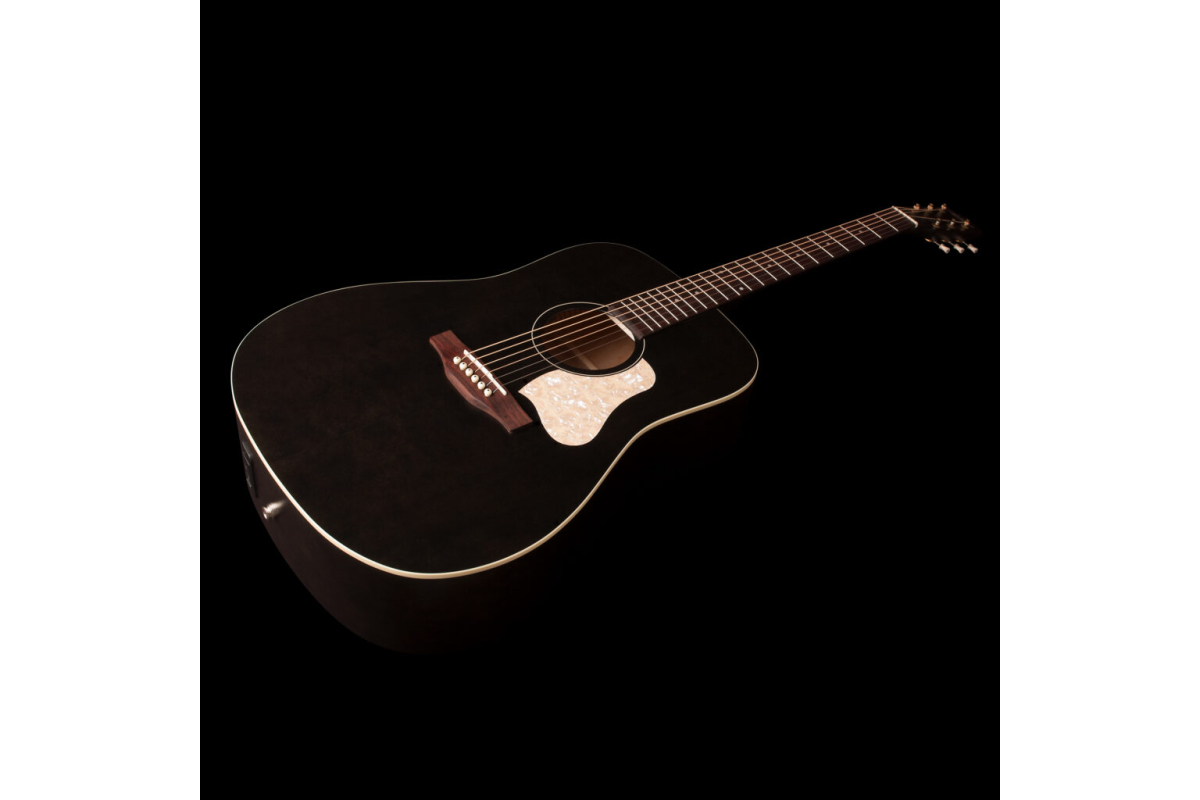 Elektrická akustická kytara Art and Lutherie Americana Faded Black Presys II