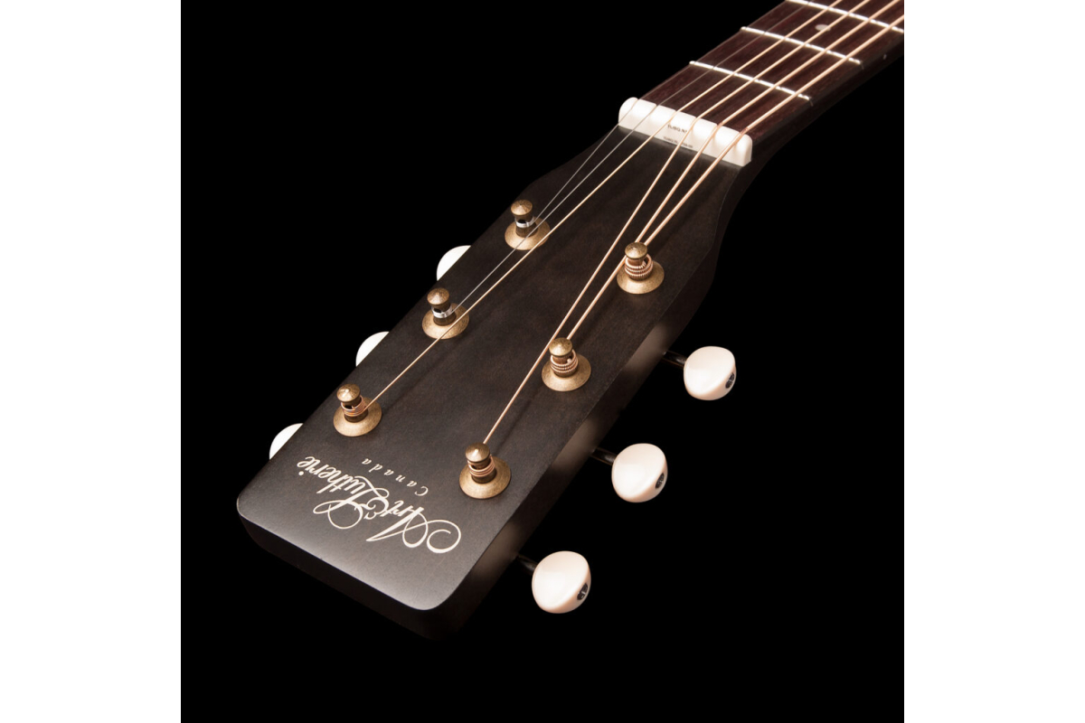 Elektrická akustická kytara Art and Lutherie Americana Faded Black Presys II