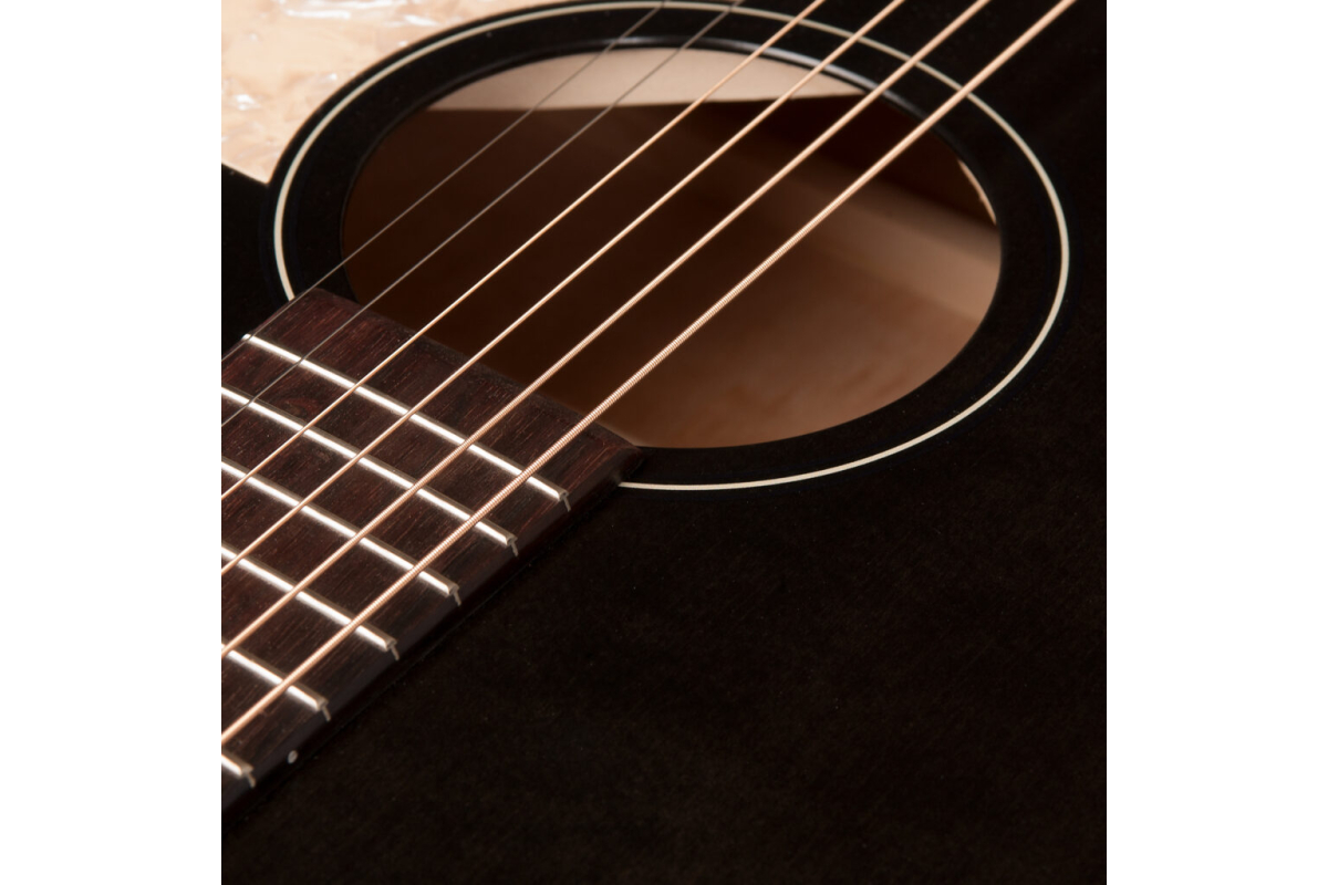 Elektrická akustická kytara Art and Lutherie Americana Faded Black Presys II