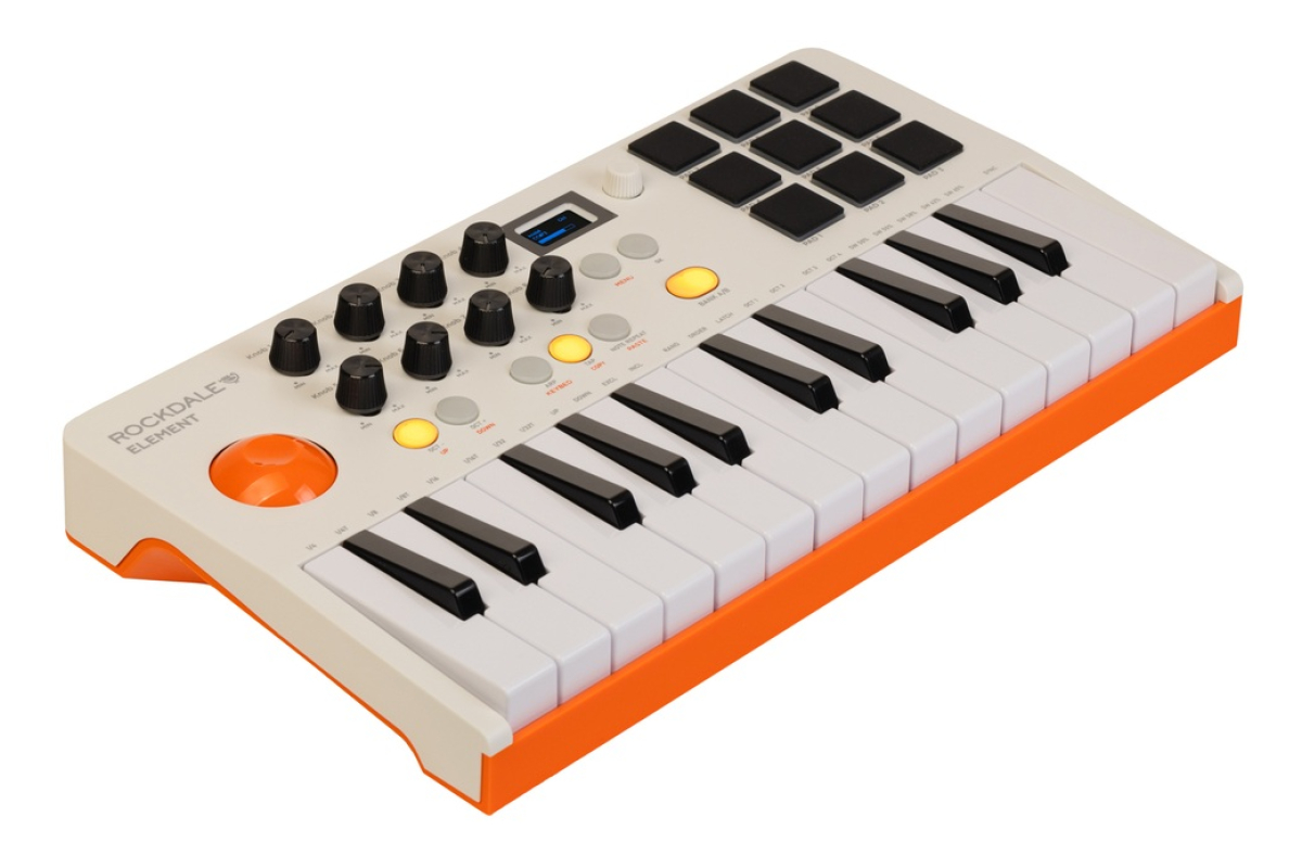 MIDI klávesnice ROCKDALE ELEMENT WHITE