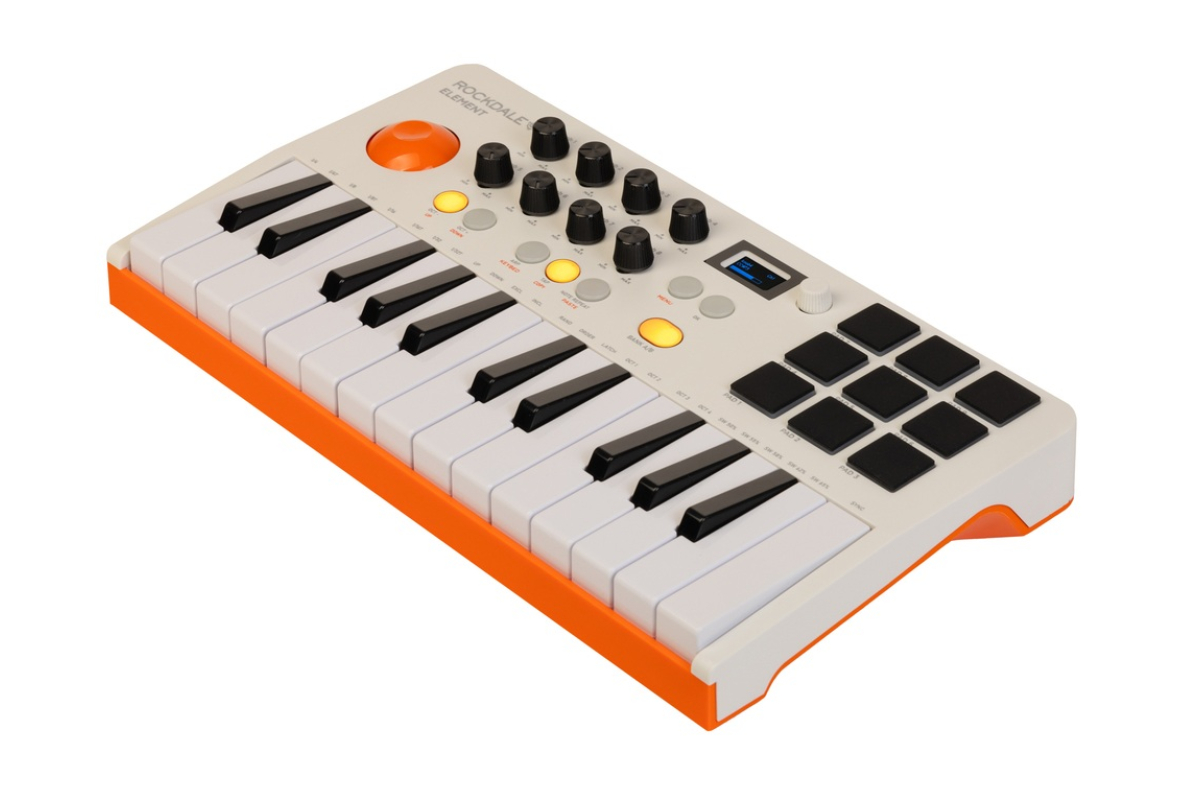 MIDI klávesnice ROCKDALE ELEMENT WHITE