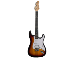 Elektrická kytara ROCKDALE Acadia HT HSS Sunburst