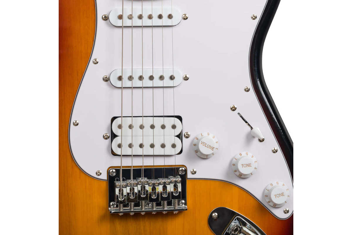 Elektrická kytara ROCKDALE Acadia HT HSS Sunburst