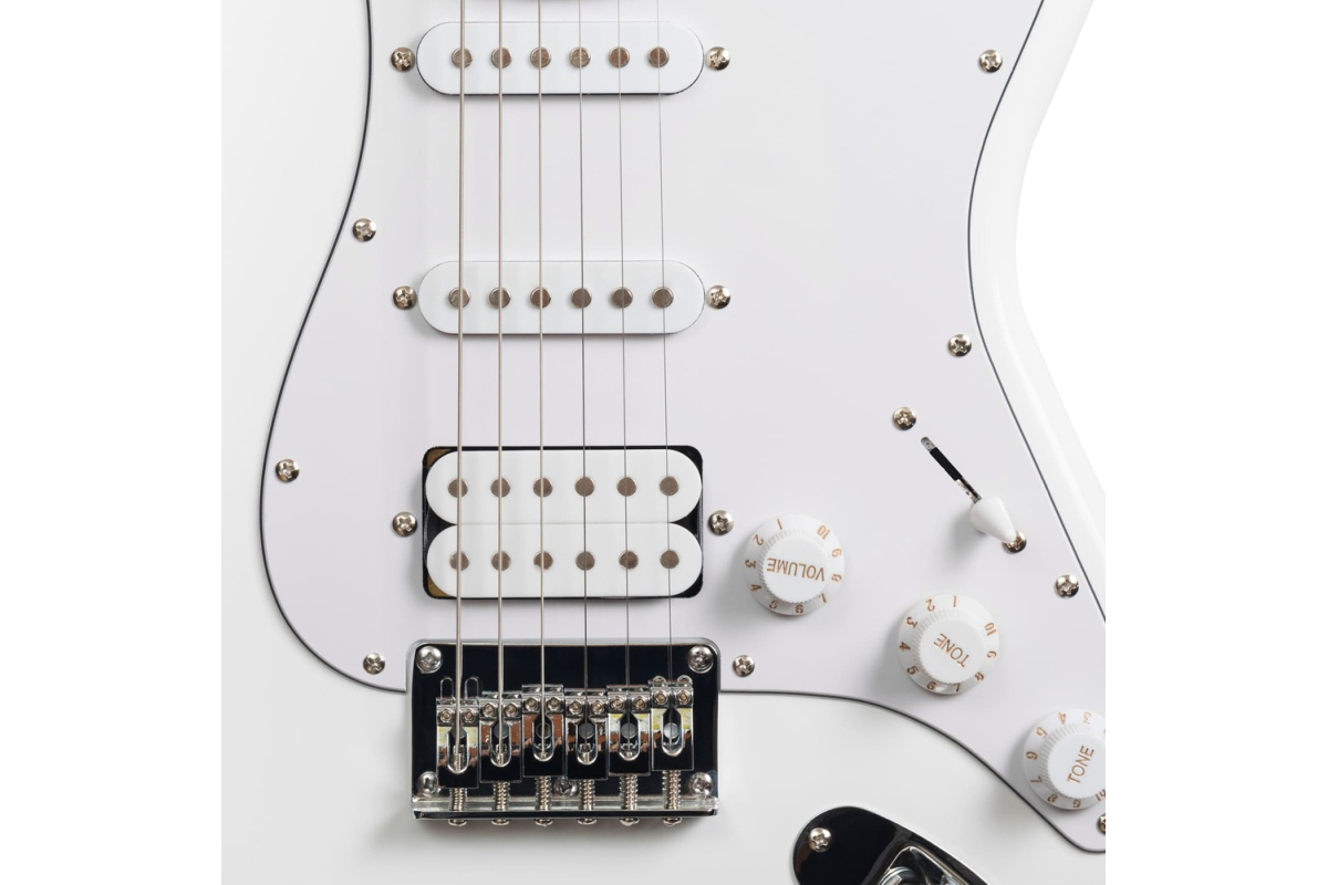 Elektrická kytara ROCKDALE Acadia HT HSS White