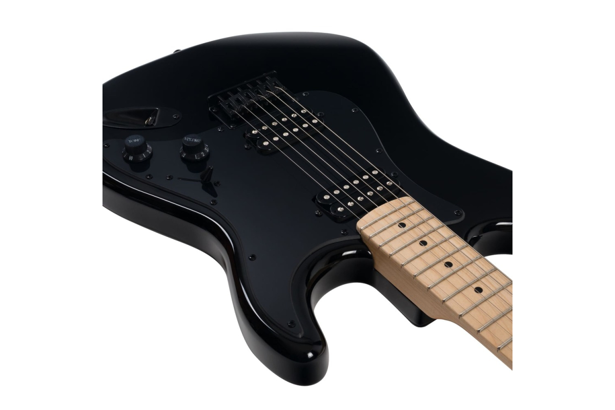 Elektrická kytara ROCKDALE Charger HT HH Maple Black