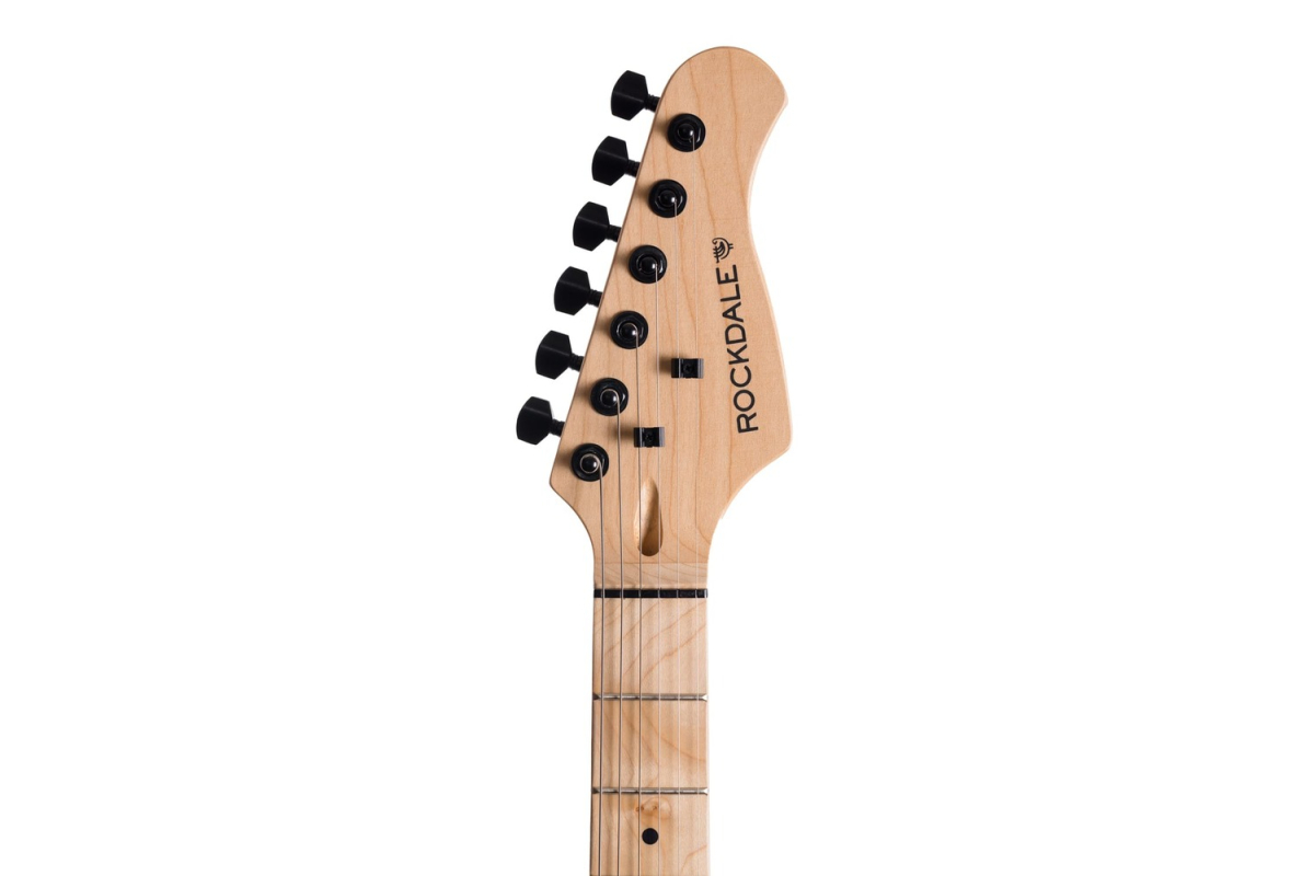 Elektrická kytara ROCKDALE Charger HT HH Maple Black