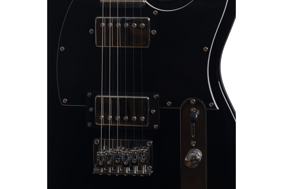 Elektrická kytara ROCKDALE Teton HH Black