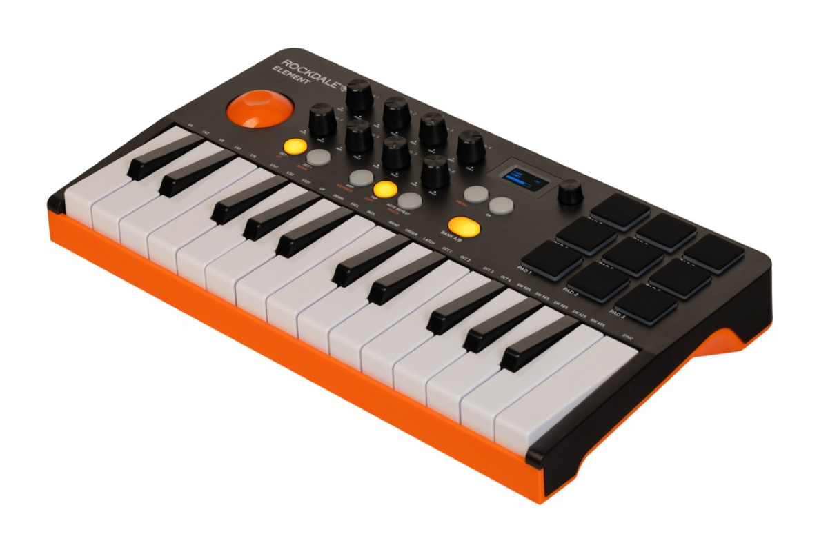 MIDI klávesnice ROCKDALE ELEMENT BLACK