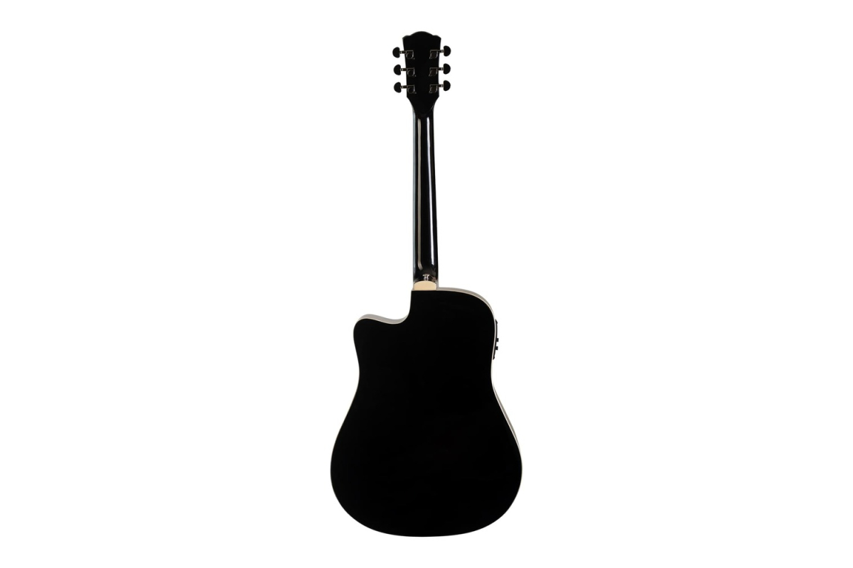 Elektrická akustická kytara ROCKDALE Maverick D6 CE BLACK GLOSS