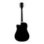 Elektrická akustická kytara ROCKDALE Maverick D6 CE BLACK GLOSS
