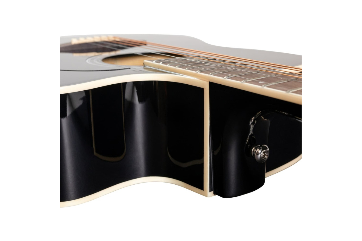 Elektrická akustická kytara ROCKDALE Maverick D6 CE BLACK GLOSS