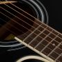 Elektrická akustická kytara ROCKDALE Maverick D6 CE BLACK GLOSS