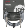 Nástrojový kabel FENDER CABLE CONTOUR SERIES 10' INCA SILVER