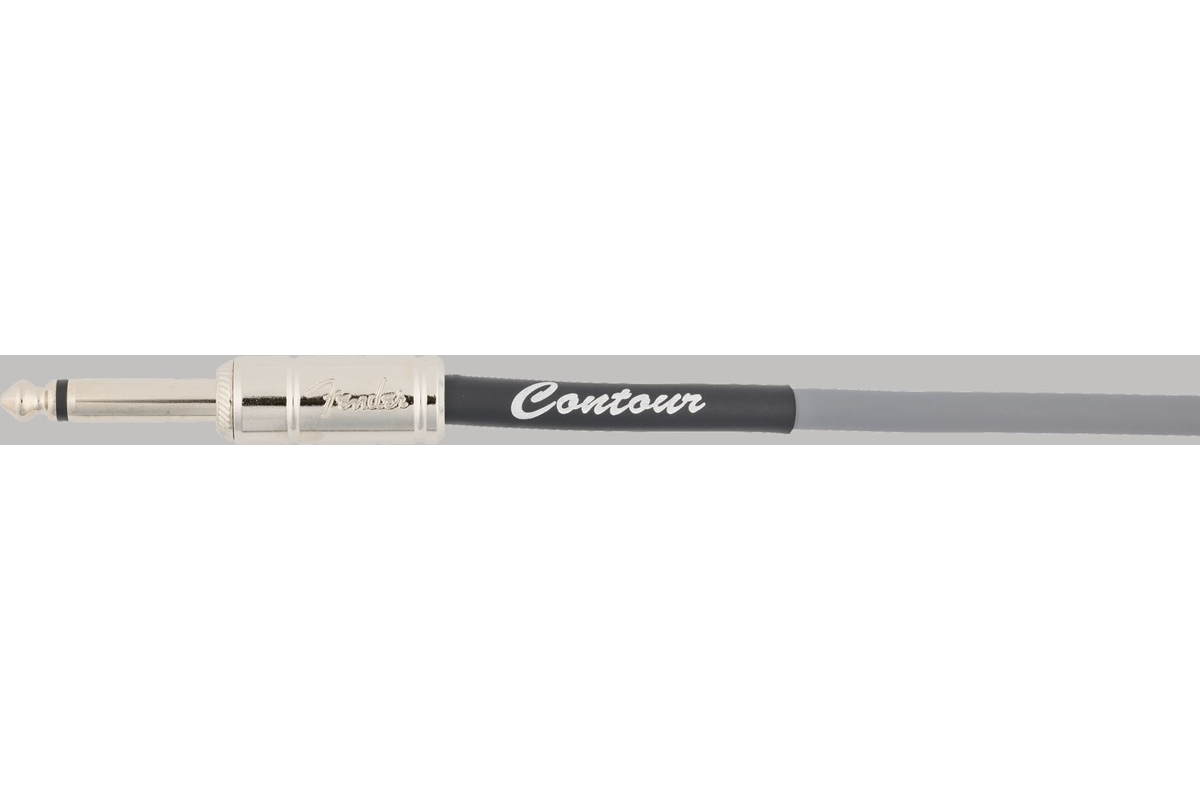 Nástrojový kabel FENDER CABLE CONTOUR SERIES 10' INCA SILVER