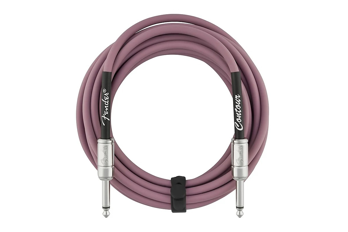 Kabel nástrojový FENDER CABLE CONTOUR SERIES 15' BURGUNDY MIST