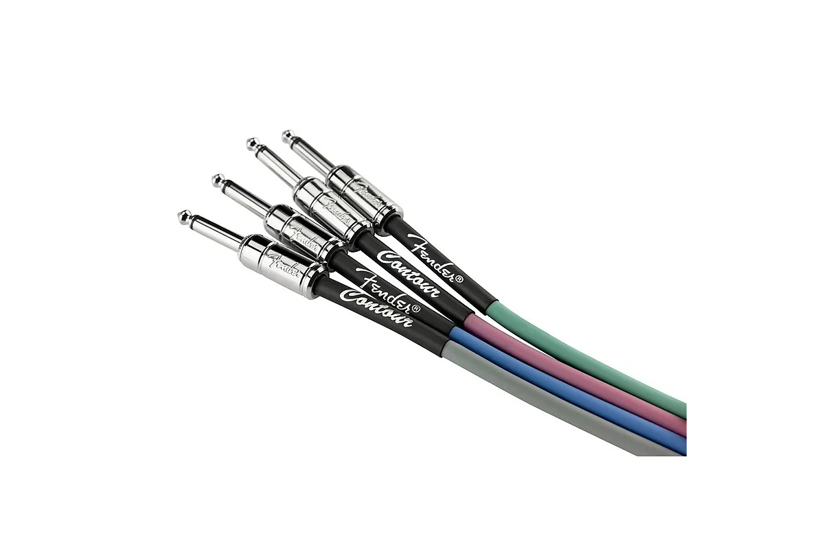 Kabel nástrojový FENDER CABLE CONTOUR SERIES 15' BURGUNDY MIST