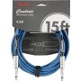 Nástrojový kabel FENDER CABLE CONTOUR SERIES 15' LAKE PLACID BLUE