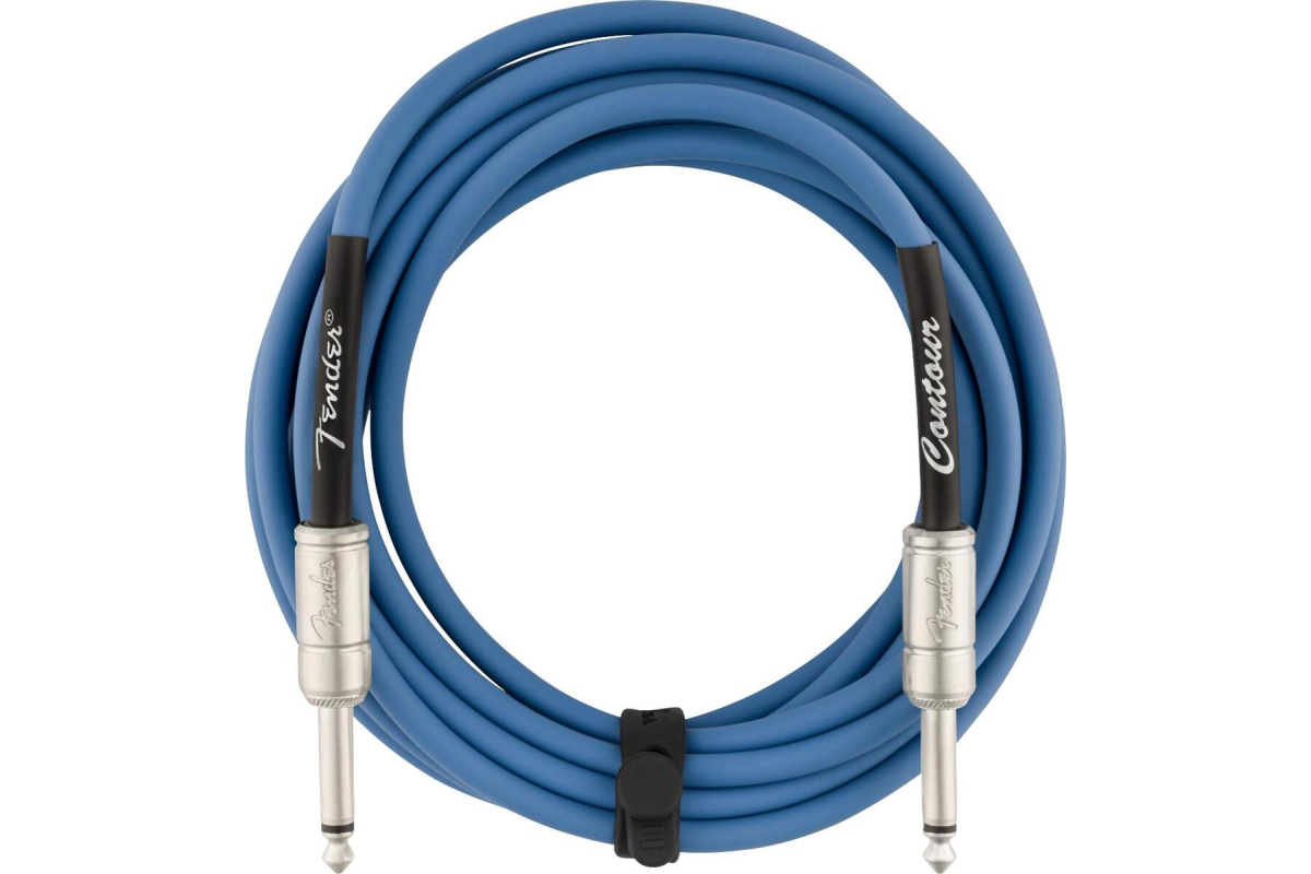 Nástrojový kabel FENDER CABLE CONTOUR SERIES 15' LAKE PLACID BLUE