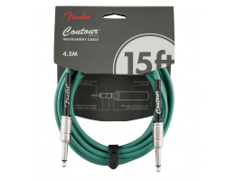 Nástrojový kabel FENDER CABLE CONTOUR SERIES 15' SHERWOOD GREEN
