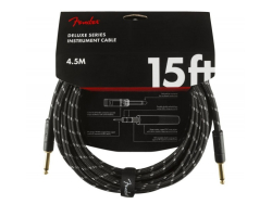 Nástrojový kabel FENDER CABLE DELUXE SERIES 15' BLACK TWEED