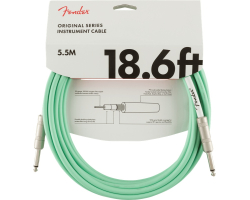 Kabel nástrojový FENDER CABLE ORIGINAL SERIES 18.6' SURF GREEN
