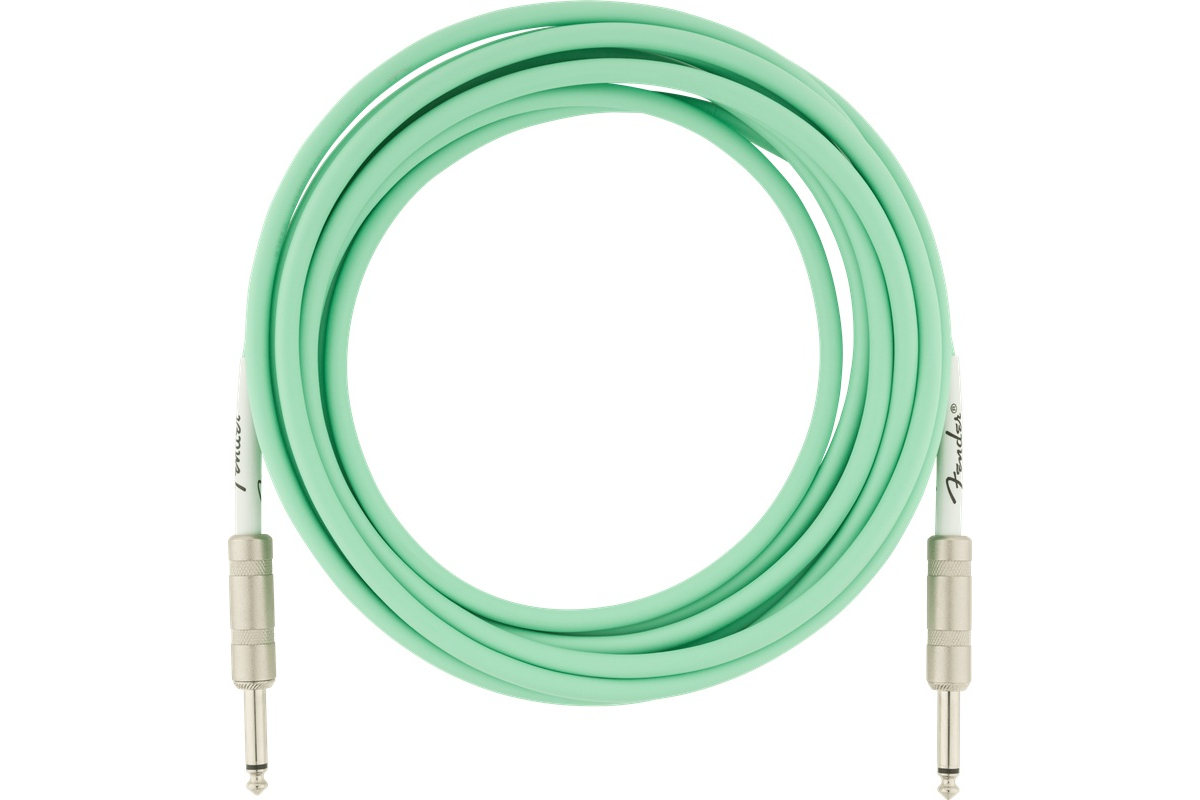 Kabel nástrojový FENDER CABLE ORIGINAL SERIES 18.6' SURF GREEN