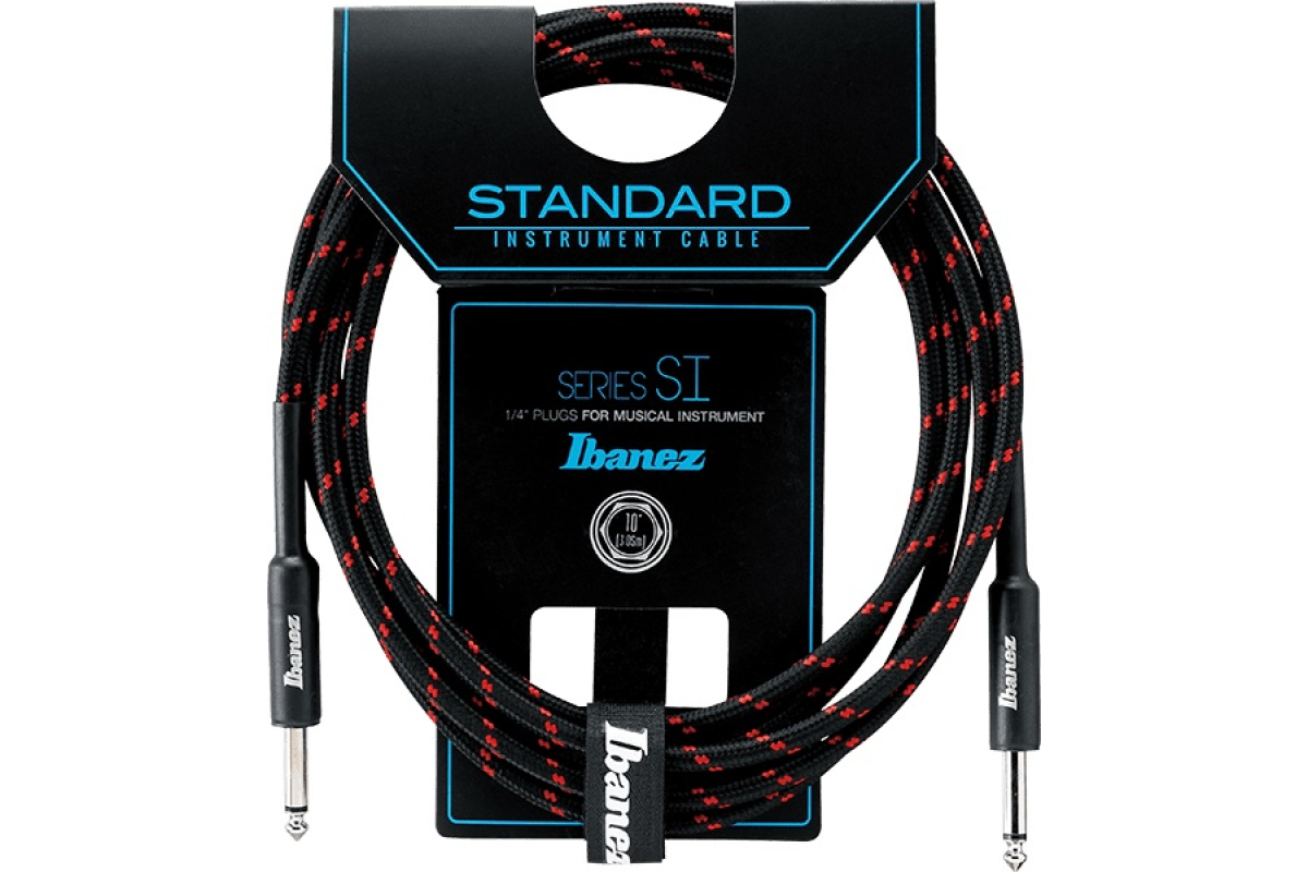 Nástrojový kabel IBANEZ SI10-BW NSTRUMENT CABLE 3M