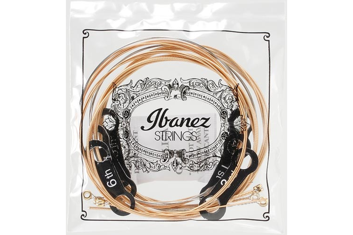 Strings for Acoustic Guitars IBANEZ IACSP6C ACOUSTIC GUITAR STRING 12-53 COATED