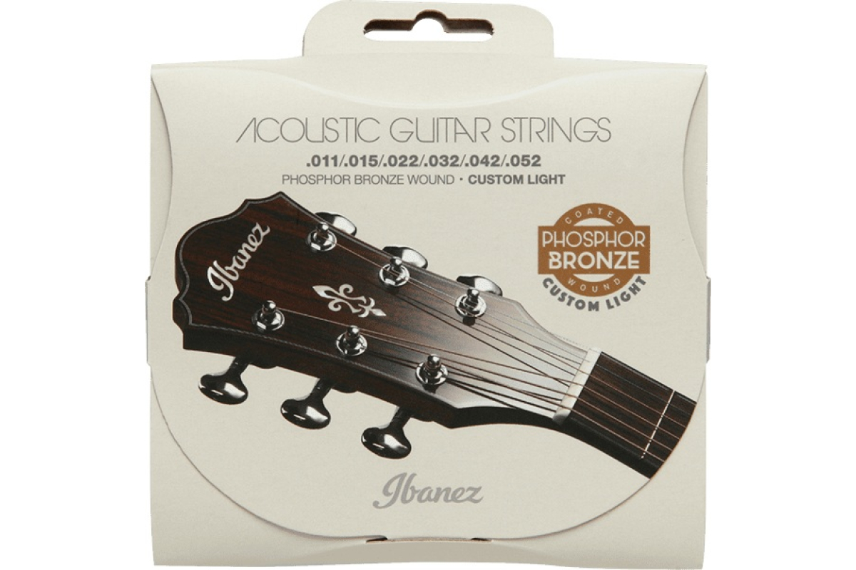 Struny pro akustické kytary IBANEZ IACSP62C ACOUSTIC GUITAR STRING 11-52