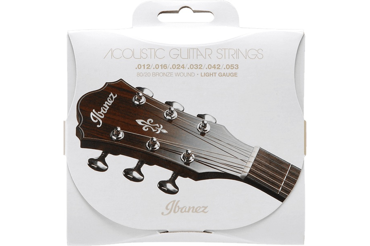 Strings for Acoustic Guitars IBANEZ IACS6C ACOUSTIC GUITAR STRING 12-53