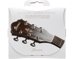 Struny pro akustické kytary IBANEZ IACS6C ACOUSTIC GUITAR STRING 12-53