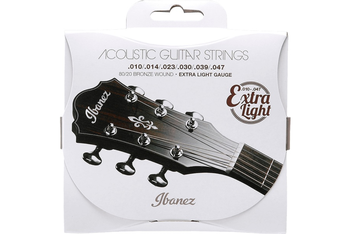 Struny pro akustické kytary IBANEZ IACS61C ACOUSTIC GUITAR STRING 10-47