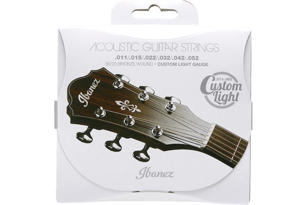 Struny pro akustické kytary IBANEZ IACS62C ACOUSTIC GUITAR STRING 11-52