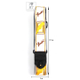 Kytarový popruh FENDER STRAP 2" MONOGRAMMED WHITE BROWN YELLOW