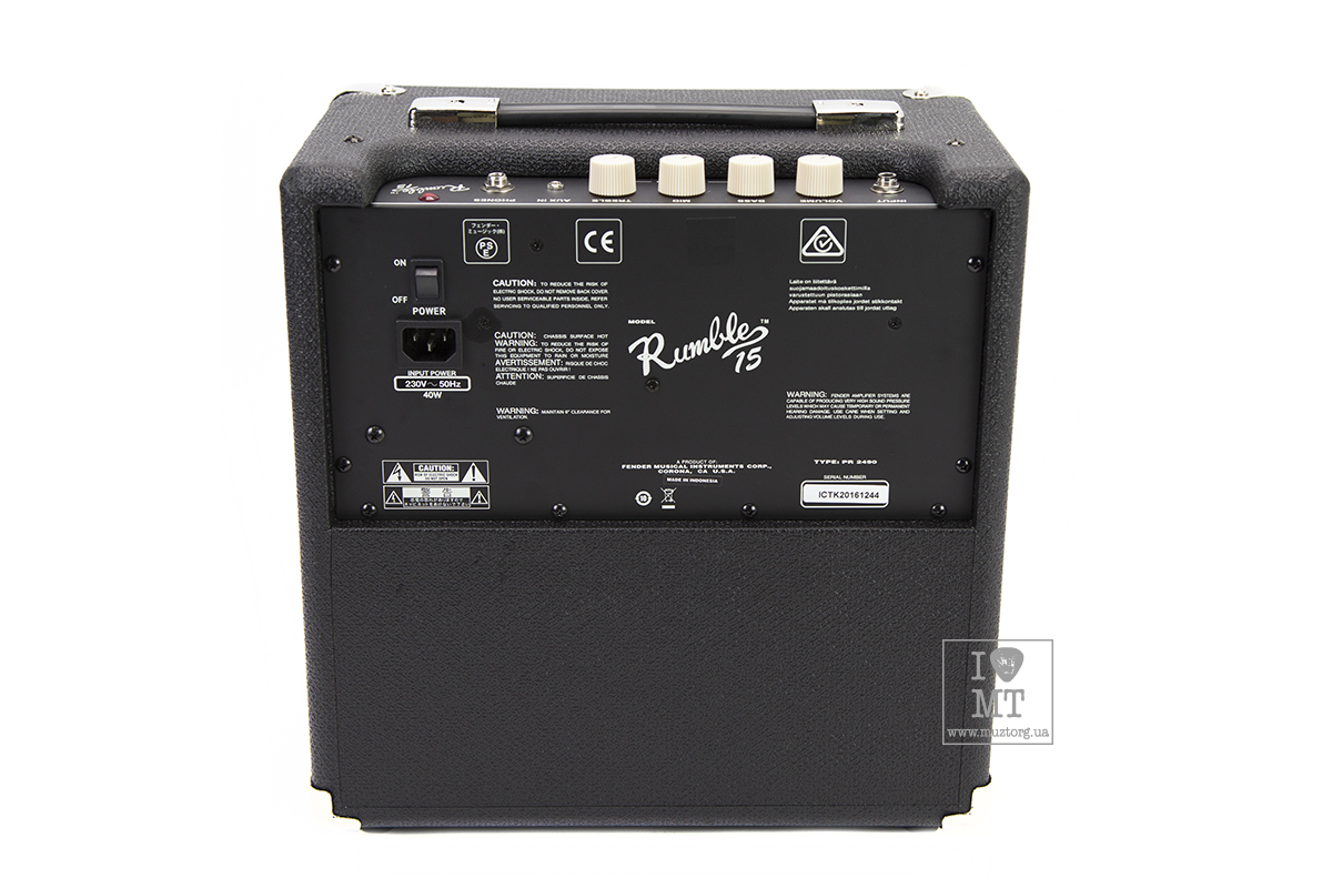 Kytarový kombinační zesilovač FENDER RUMBLE 15