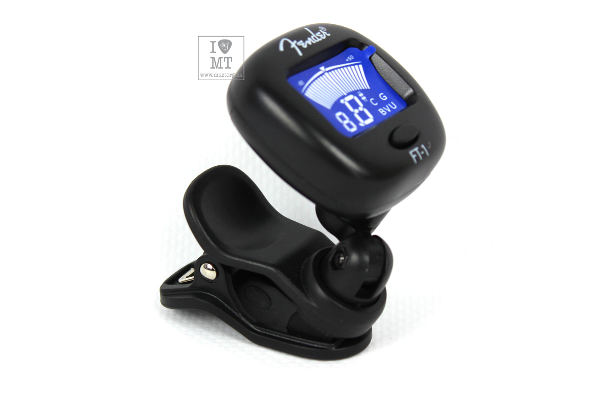 Ladicí FENDER FT-1 PRO CLIP-ON TUNER BLACK