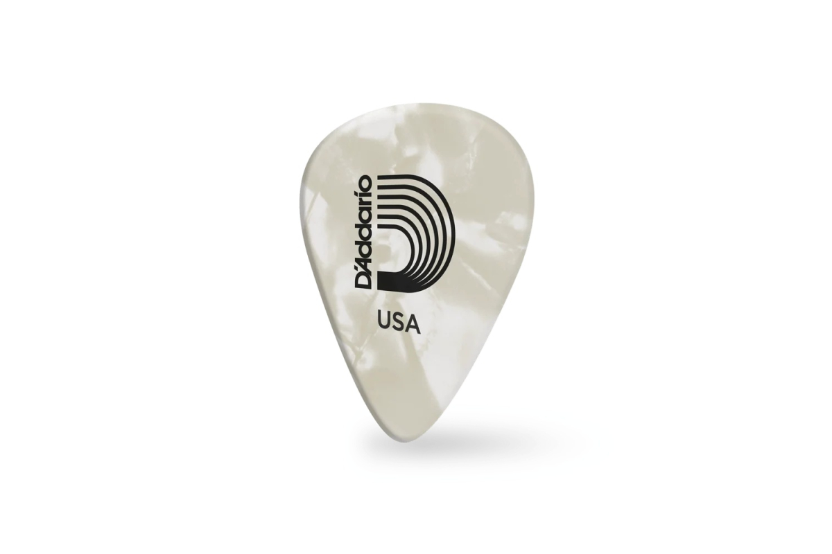 Sada strun D’ADDARIO 1CWP2-10 Celluloid Guitar Picks - Light (10-Pack)