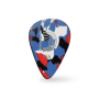 Sada strun D’ADDARIO 1CMC2-10 Classic Multi-Color Celluloid Guitar Picks 10 pack Light