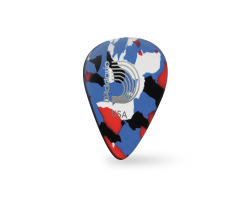 Sada strun D’ADDARIO 1CMC4-10 Classic Multi-Color Celluloid Guitar Picks 10 pack Medium